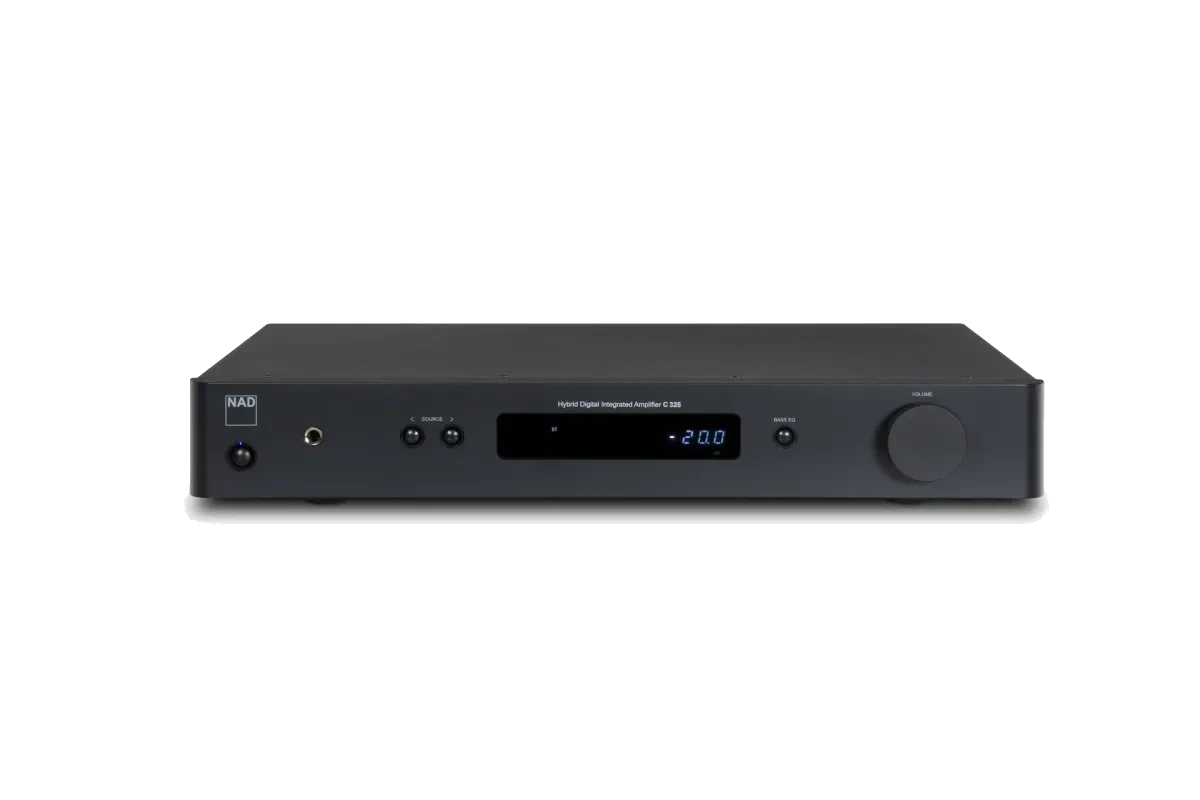 NAD C 328 Integrated Amplifier - [2x50W BT DAC Phono] front view at Toma Audio