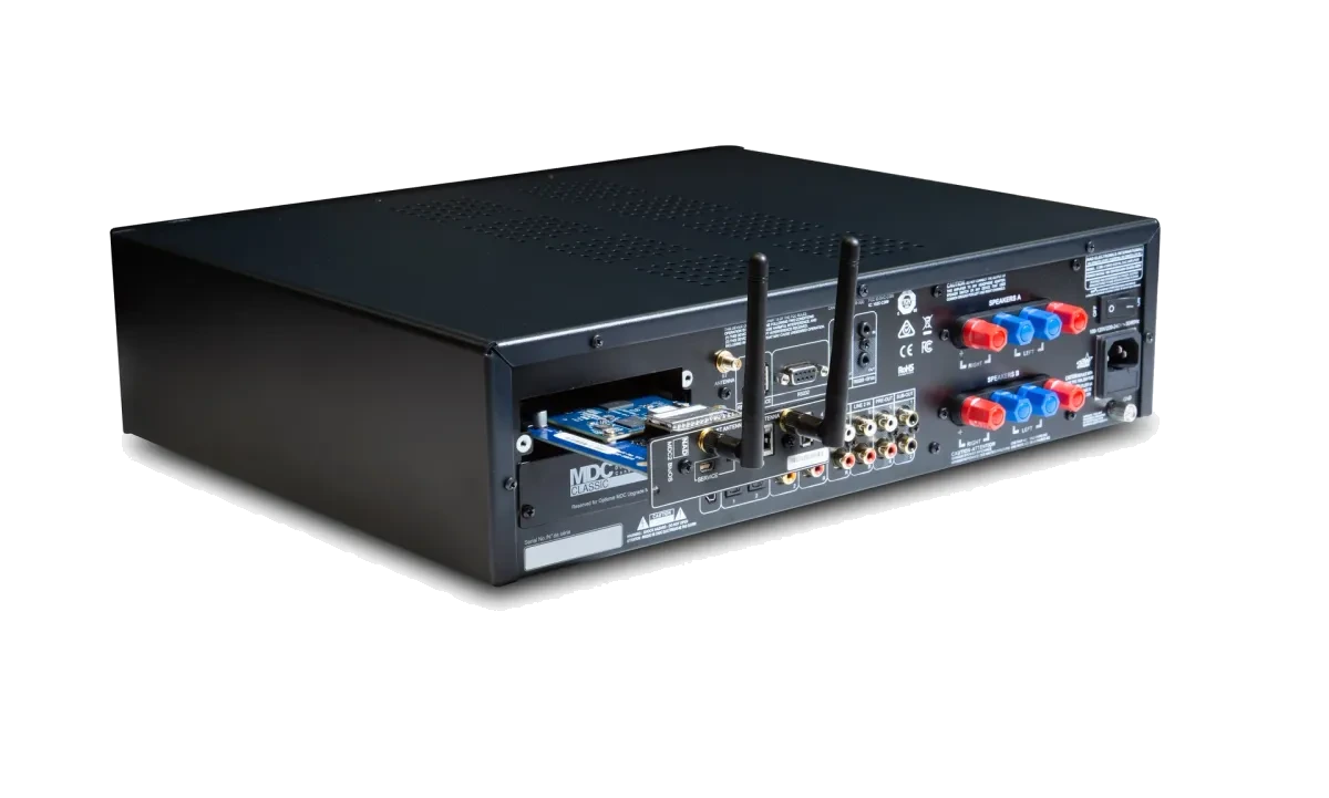 NAD C 399 Integrated Streaming Amplifier - [2x180W DAC USB BT Wi-Fi BluOS HDMI Phono] module view at Toma Audio