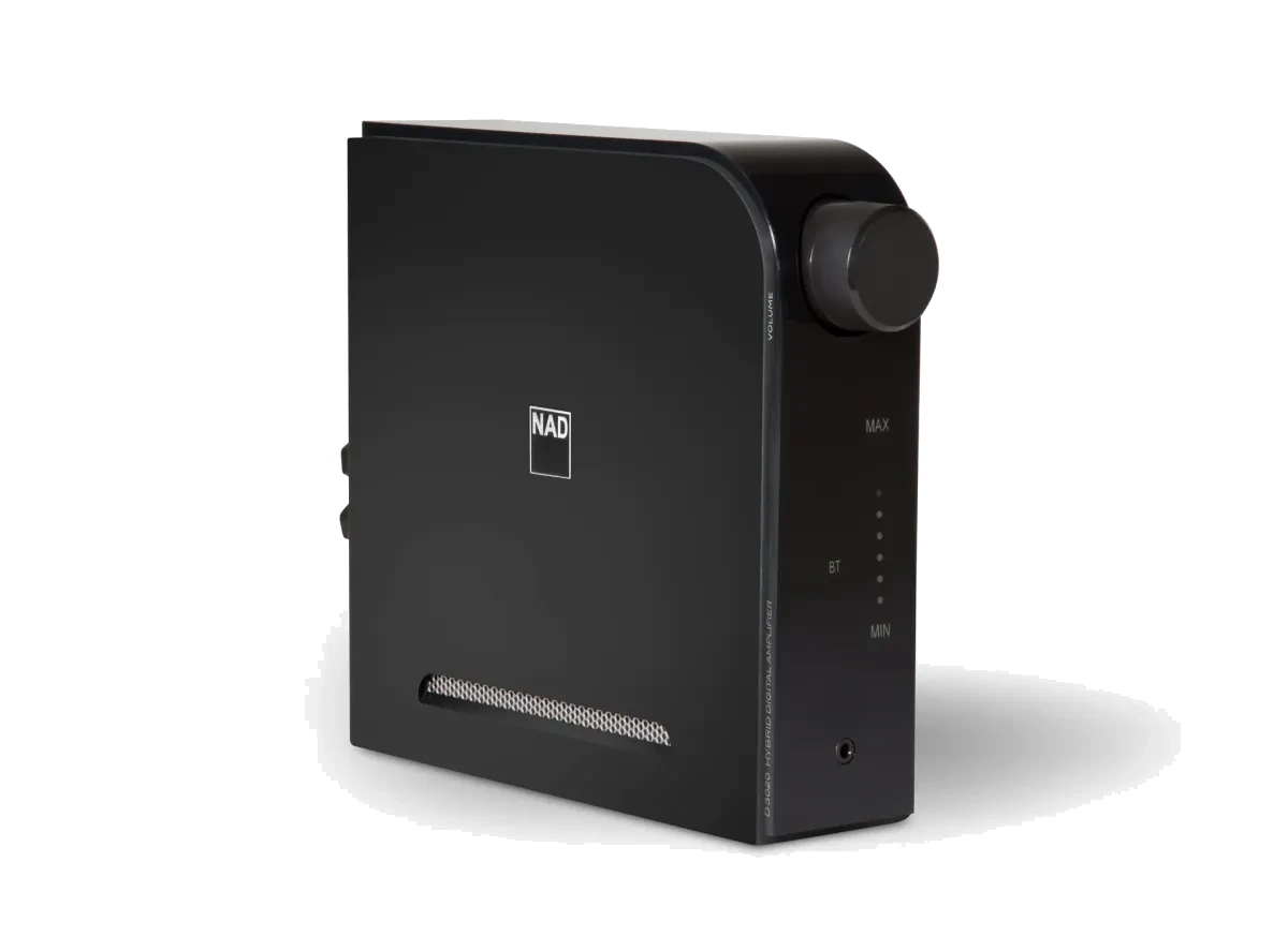 NAD D 3020 v2 - [2x30W DAC Phono] three-quarter view at Toma Audio