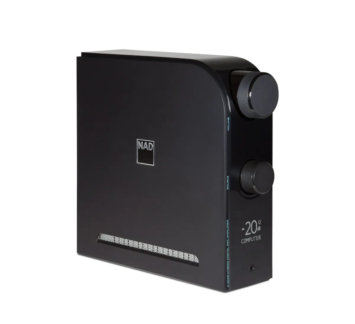 NAD D 3045 - [2x60W DAC BT HDMI Phono] three-quarter view at Toma Audio