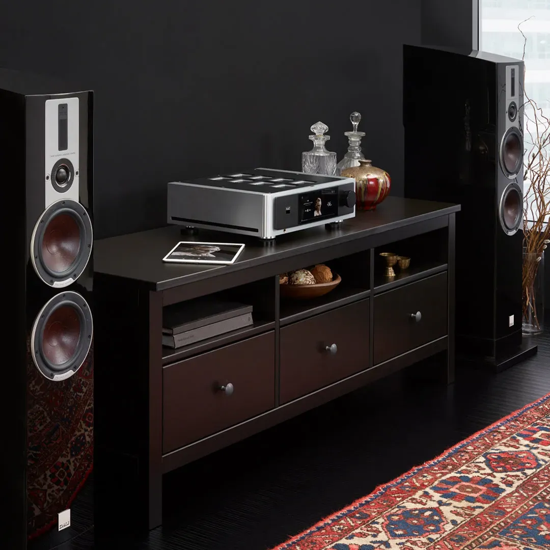 NAD M33 Integrated Streaming Amplifier - [2x200W DAC USB BT Wi-Fi BluOS HDMI AES/EBU XLR Phono] room view at Toma Audio