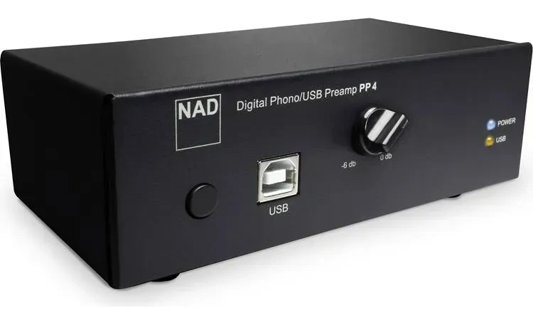 NAD PP 4 Phono Stage - [USB Phono] front view at Toma Audio