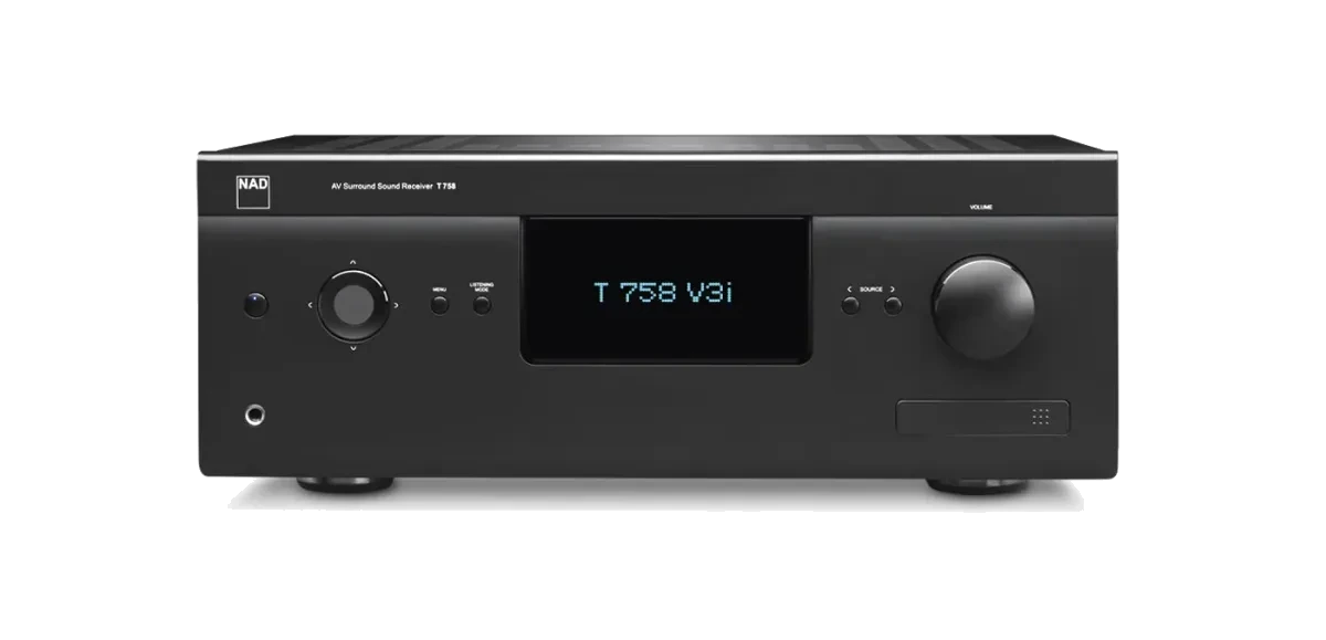 NAD T 758 v3i AVR - [7.1x60W 4K DAC BluOS Wi-Fi USB BT] front view at Toma Audio